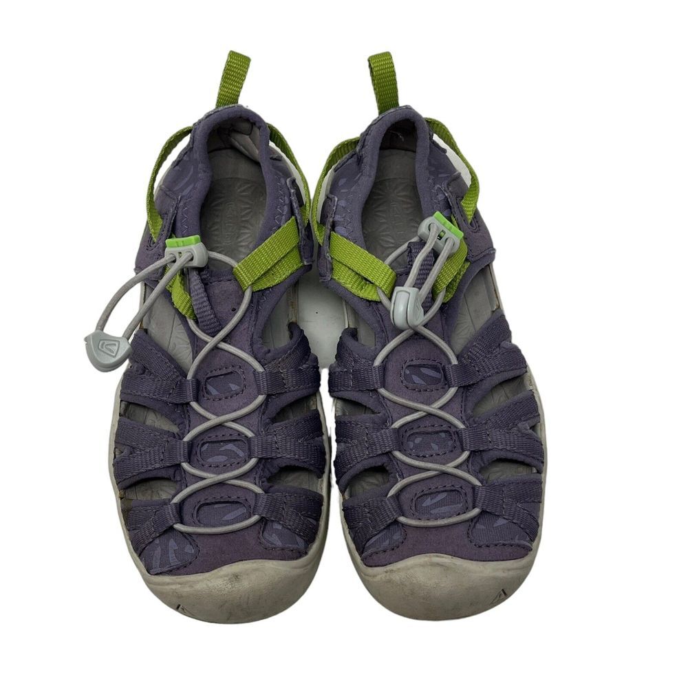 KEEN Newport Neo H2 Kids 1 Purple Green Sandals Water Play Hiking Shoes Boy Girl